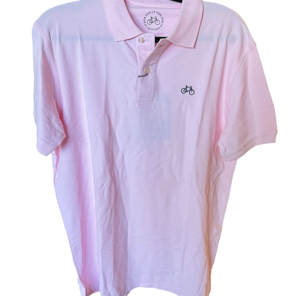Classic Pink Polo Shirt by [Brand]